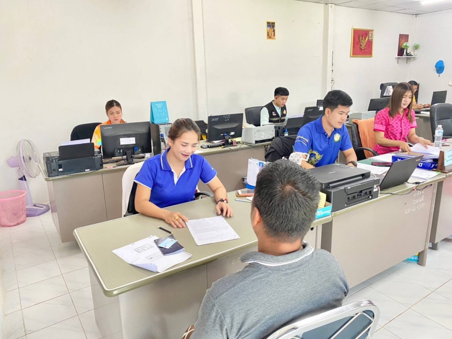 ข้อมูลผู้ สูงอายุผู้พิการ และประชาชน ที่มาติดต่อประสานงานกองสวัสดิการสังคม