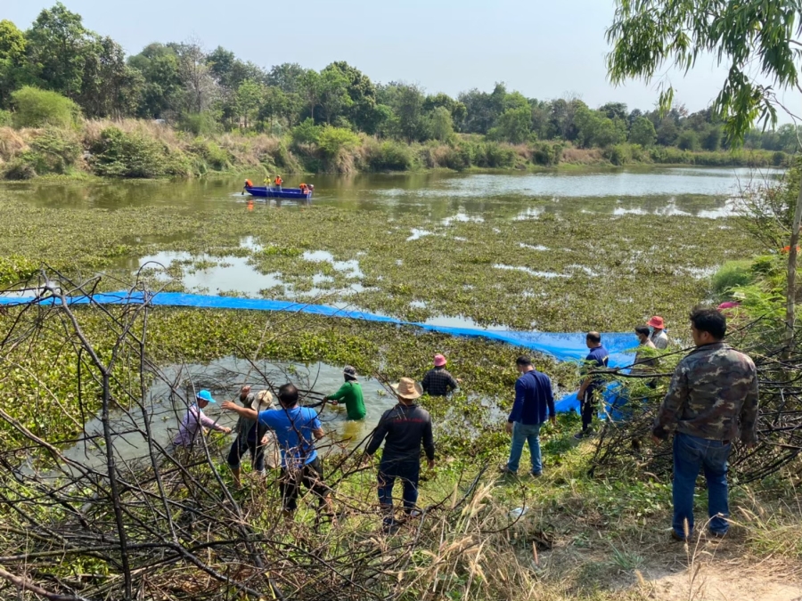 งานสาธารณสุข สำนักปลัด องค์การบริหารส่วนตำบลนาดี ได้ดำเนินการ “ โครงการกำจัดผักตบชวาและวัชพืชในแหล่งน้ำสาธารณะ ประจำปี 2565 ” ในเขตพื้นที่ตำบลนาดี อำเภอนาเยีย จังหวัดอุบลราชธานี