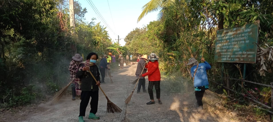 งานสาธารณสุข สำนักปลัด องค์การบริหารส่วนตำบลนาดี ได้ดำเนินการ “ โครงการตำบลนาดีสะอาด Big Cleaning Day ประจำปี 2565 ”