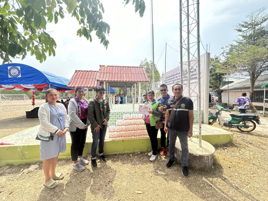 บริษัท อุบล ไบโอ เอทานอล จำกัด (มหาชน) ร่วมสนับสนุนน้ำดื่มในโครงการแข่งขันกีฬาร้อยดวงใจเกมส์ ครั้งที่ 6 ประจำปีงบประมาณ พ.ศ.2566 ณ สนามกีฬาโรงเรียนบ้านนาดี ตำบลนาดี อำเภอนาเยีย จังหวัดอุบลราชธานี