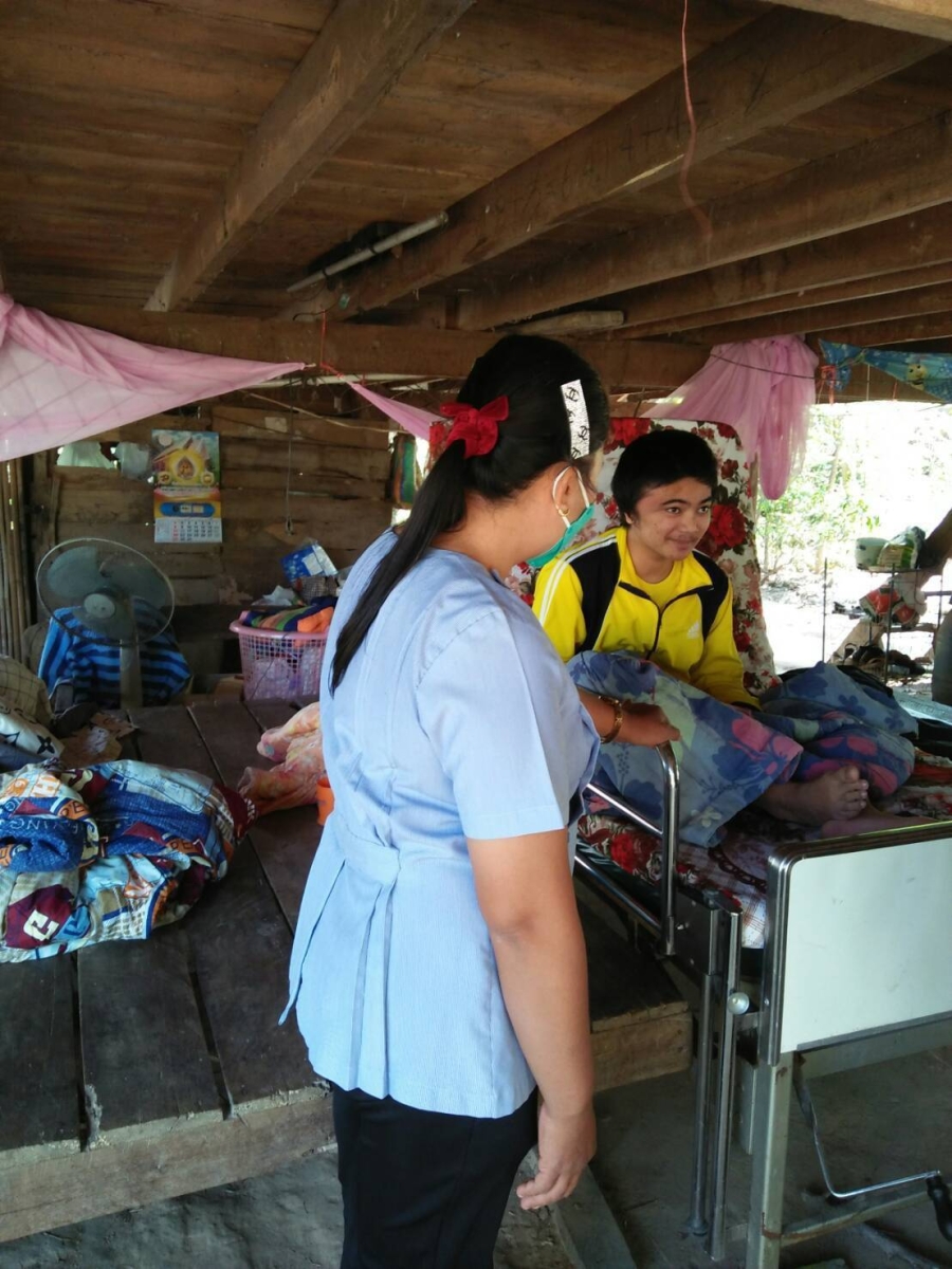กองสวัสดิการสังคม ดำเนินการออกเยี่ยมผู้สูงอายุที่มีภาวะพึ่งพิง ในพื้นที่ตำบลนาดี ประจำเดือนพฤษภาคม 2567